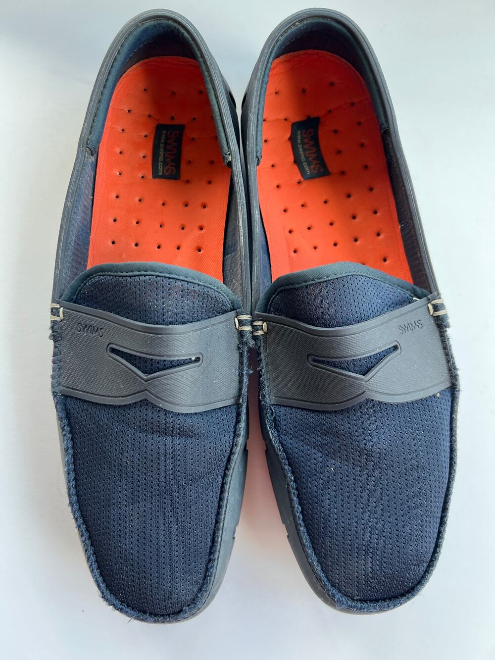 SWIMS Men's Penny Loafers - Navy Blue  Sz 13 Boat Water Shoe